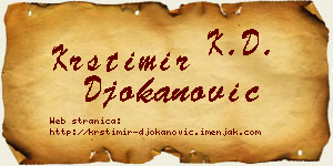 Krstimir Đokanović vizit kartica